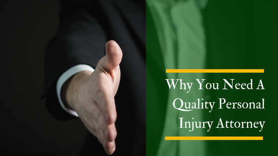 Why You Need a Quality Personal Injury Attorney, Man holding hand out