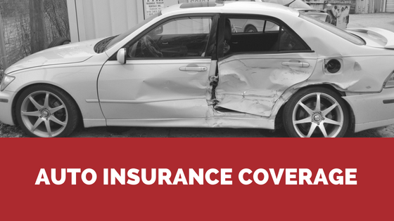 Auto insurance coverage, Car with big dent in side door
